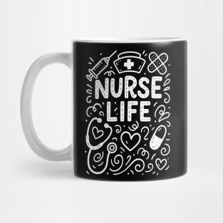 Nurse Life Medical Appreciation Design - Dark Mug